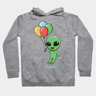 Alien Balloon ride Hoodie